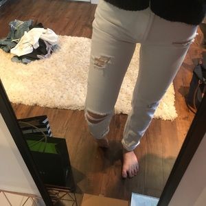 BDG white mom jeans